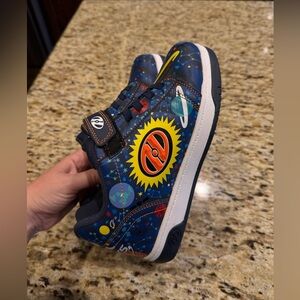 Heelys Big Kids' Dual up X2 Sneaker Navy/Black/Multi Orbit size 6 youth, EUC
